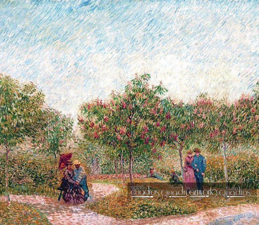 Garten von Montmartre mit Liebespaar, Van Gogh