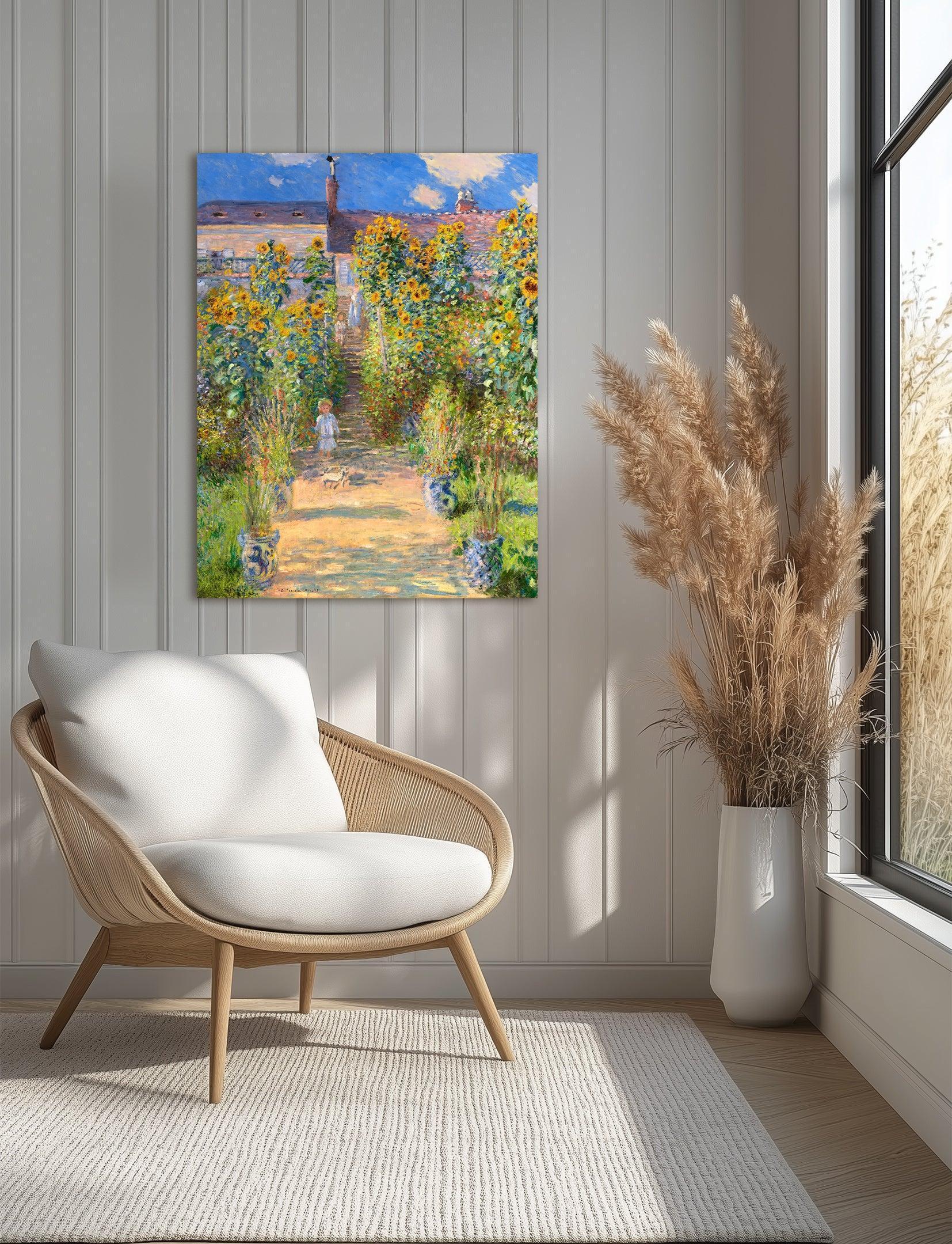 Der Garten des Künstlers in Vétheuil, Monet