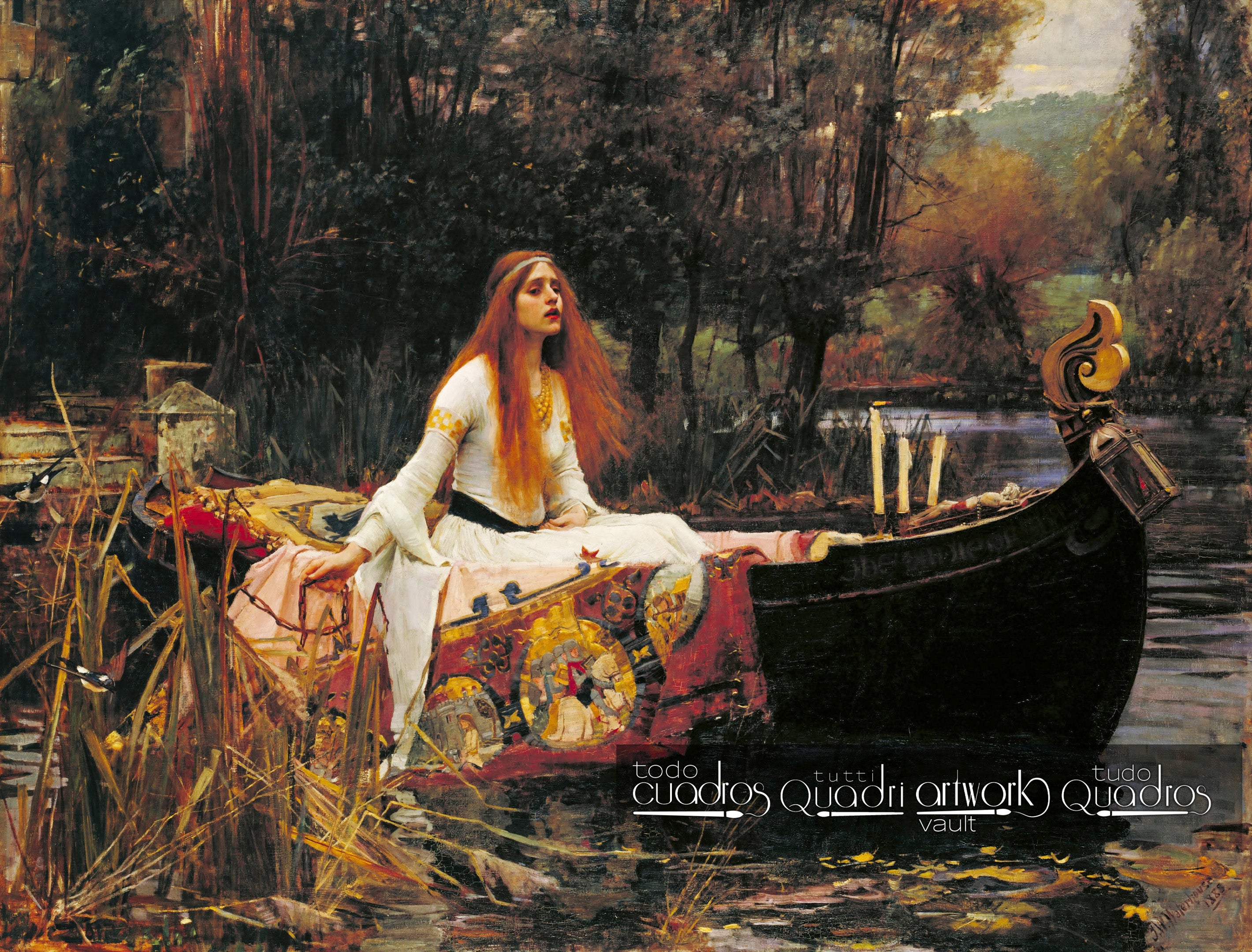 Die Dame von Shalott, J. W. Waterhouse