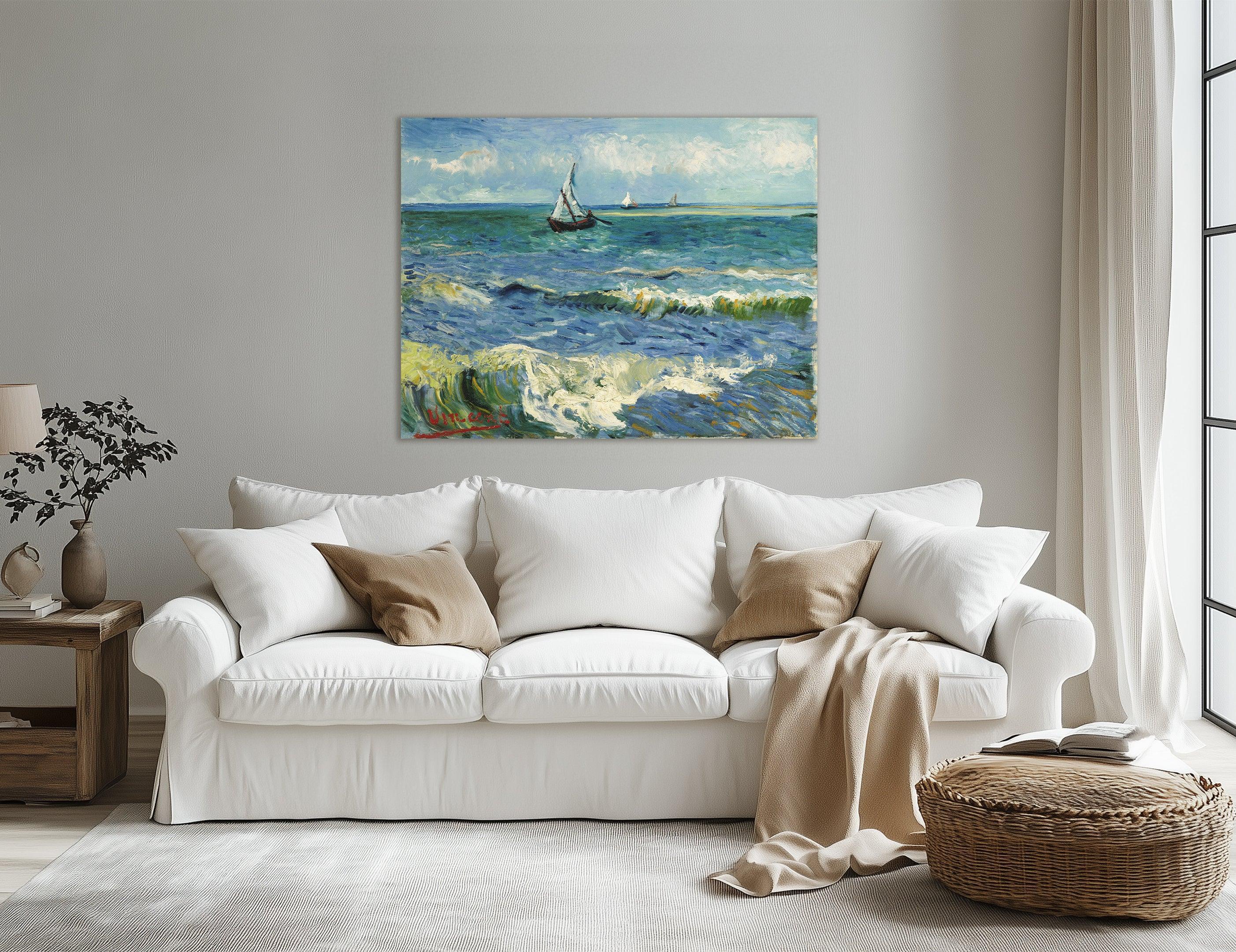 Fischerboote bei Saintes-Maries, Van Gogh