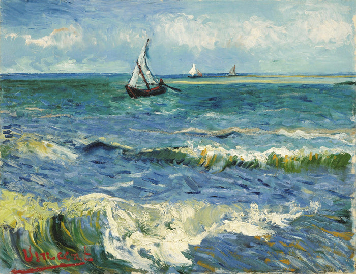 Fischerboote bei Saintes-Maries, Van Gogh