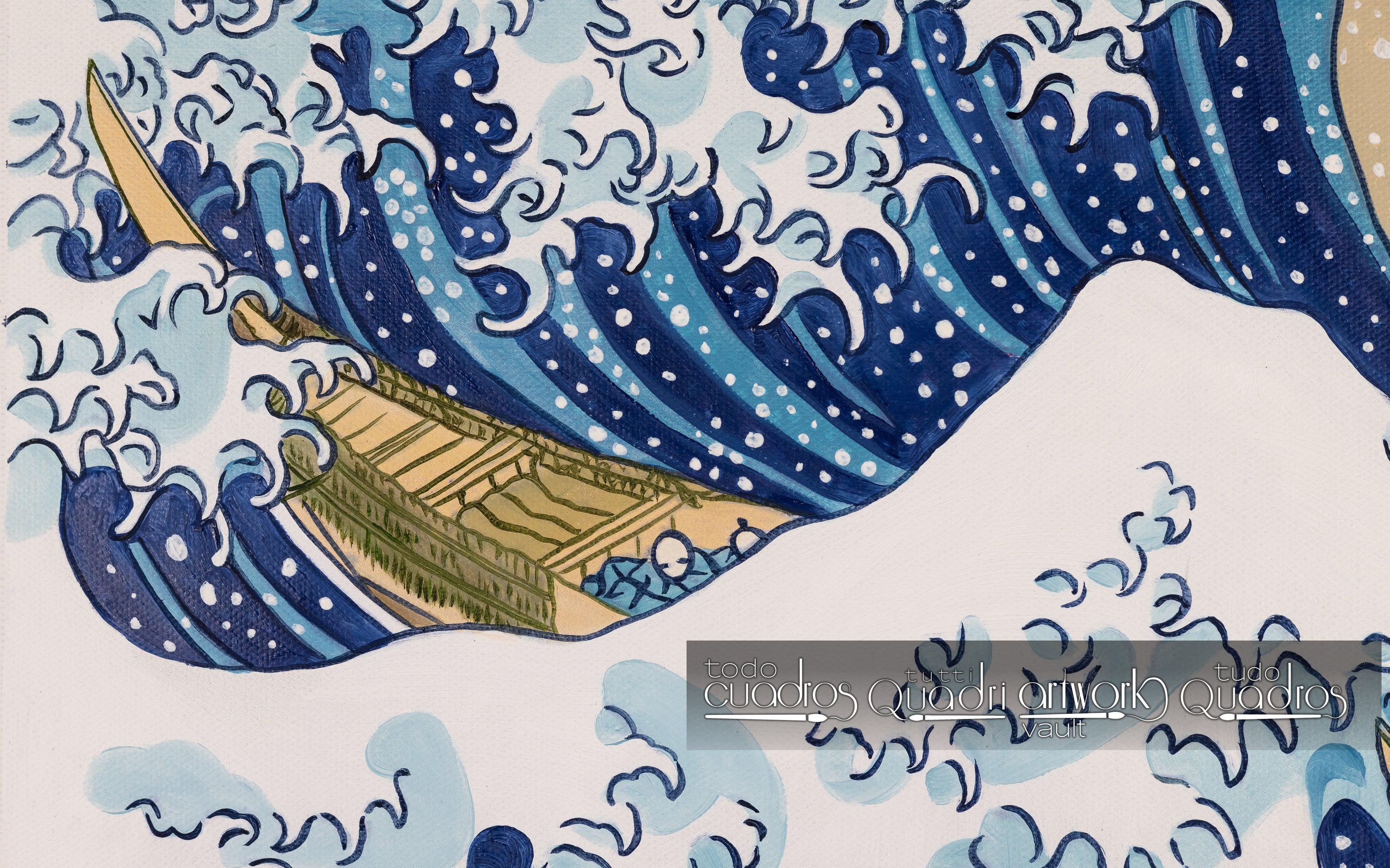 Die große Welle vor Kanagawa, Hokusai