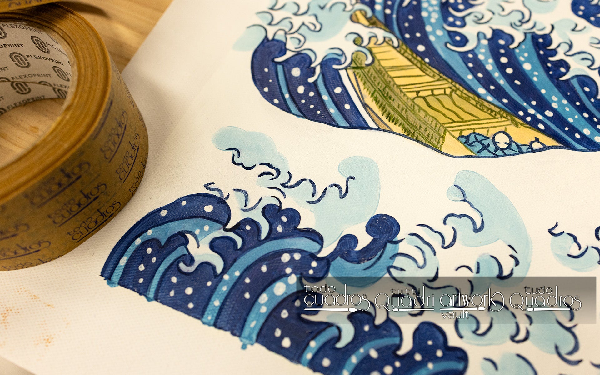 Die große Welle vor Kanagawa, Hokusai