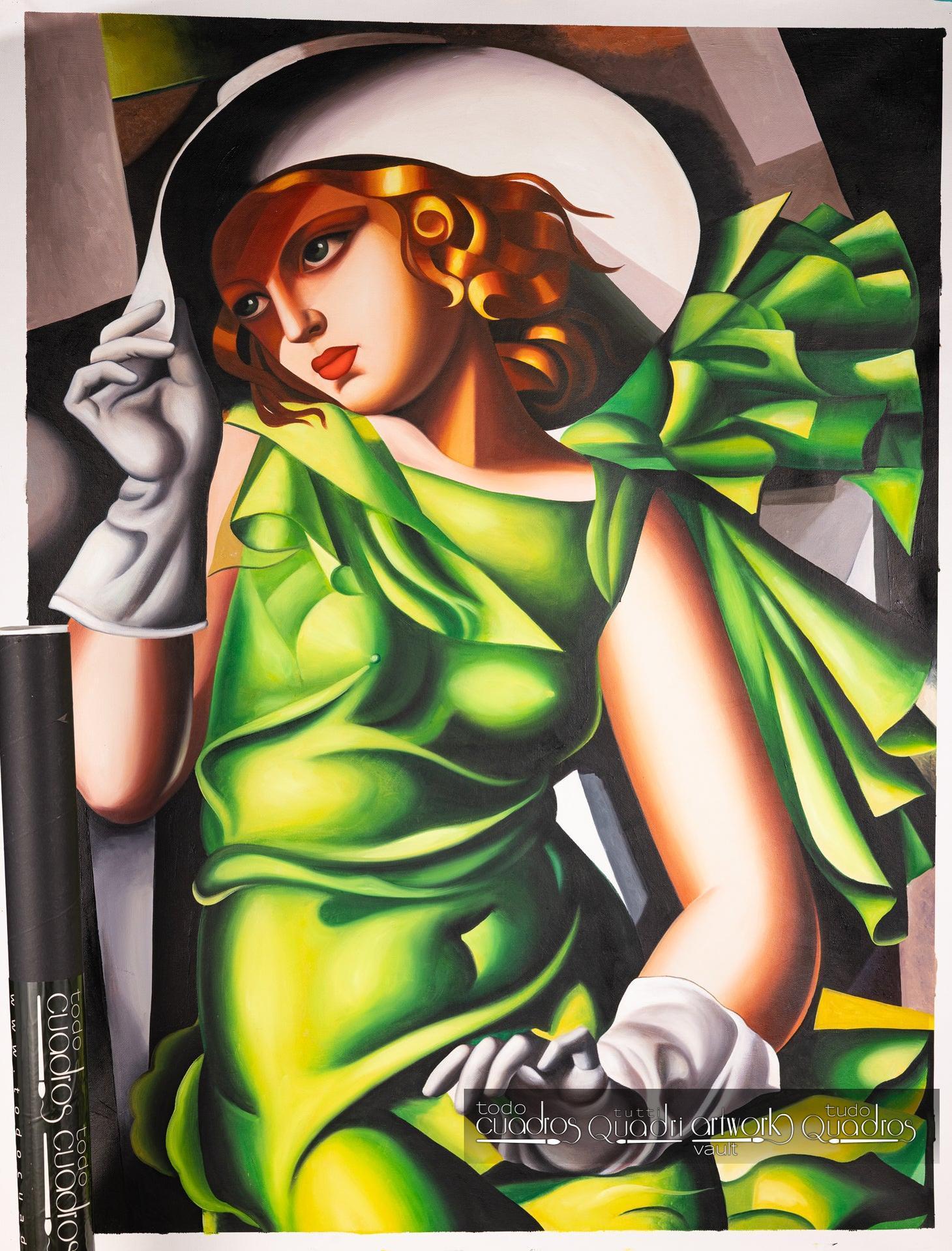 Junge Dame mit Handschuhen, Lempicka