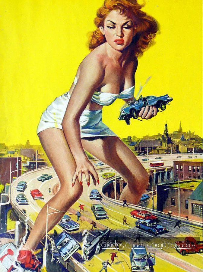 Der Angriff der 50 Fuß Frau, Öl-Kino