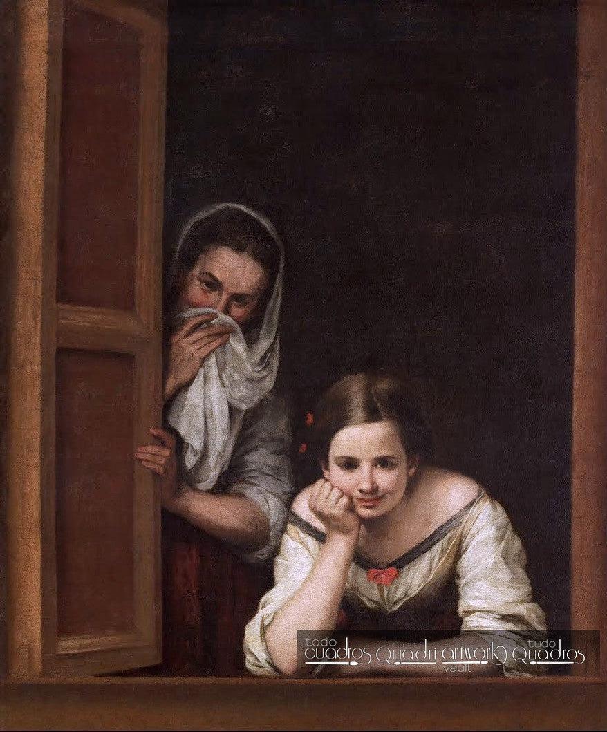 Zwei Frauen am Fenster, Murillo