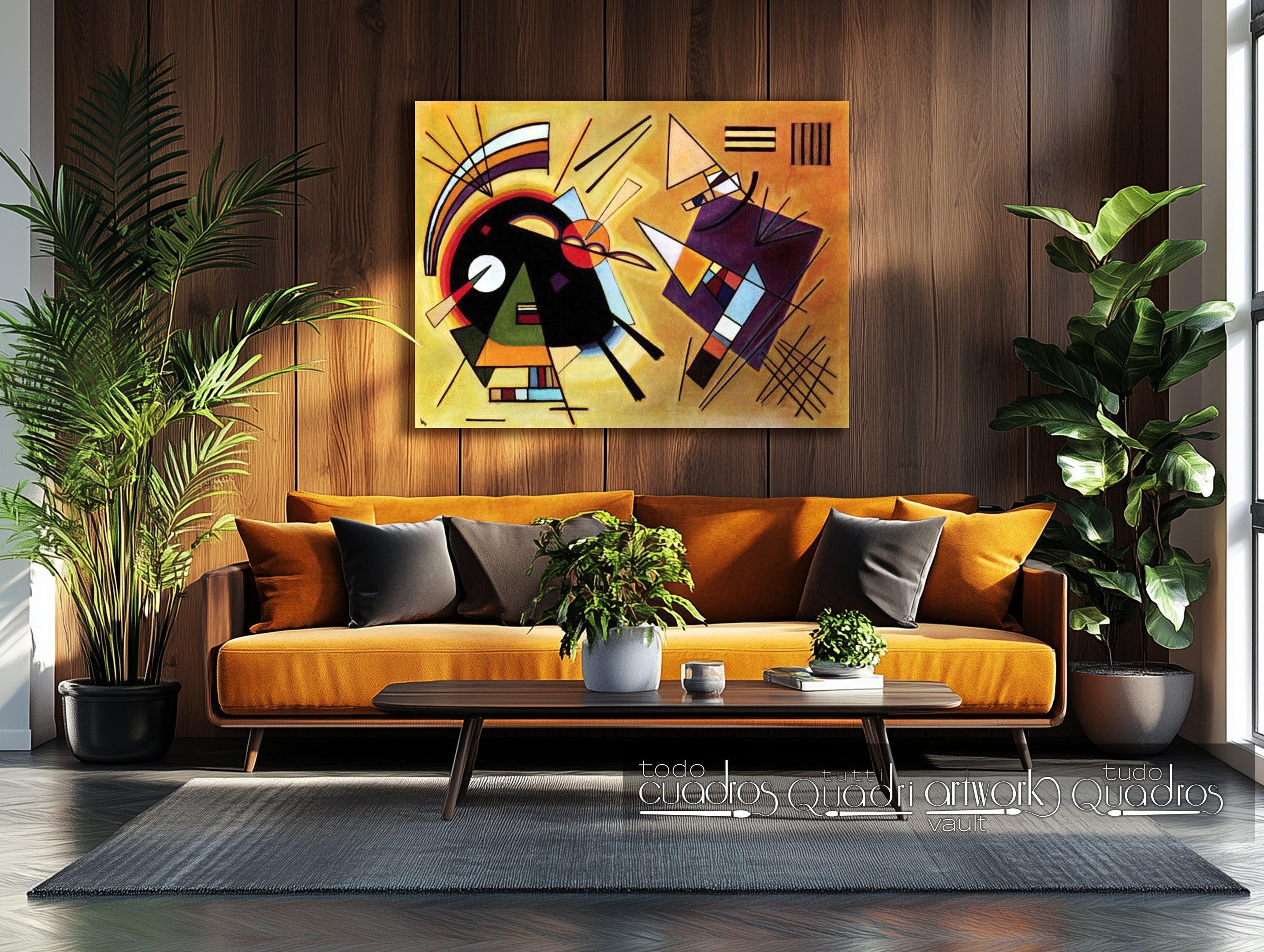 Schwarz und Violett, Kandinsky