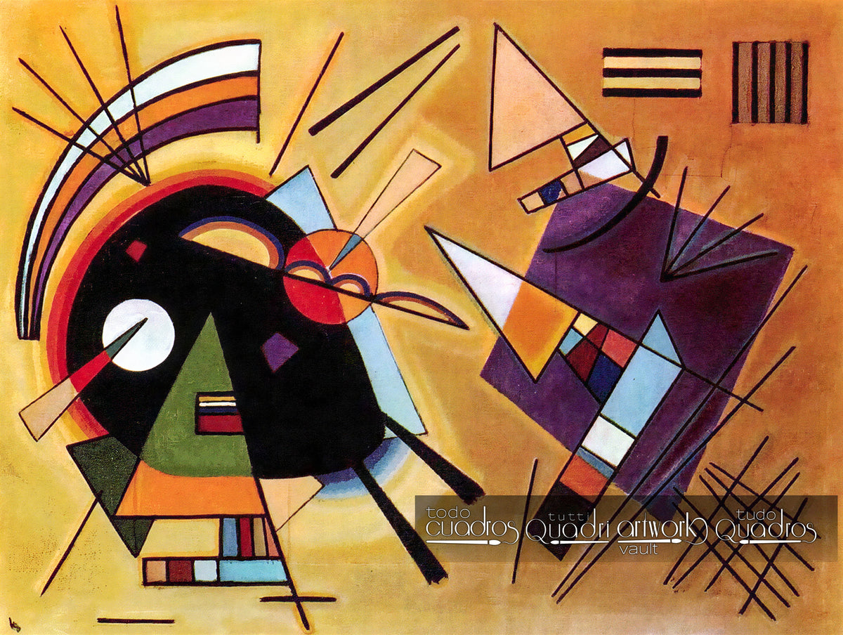 Schwarz und Violett, Kandinsky