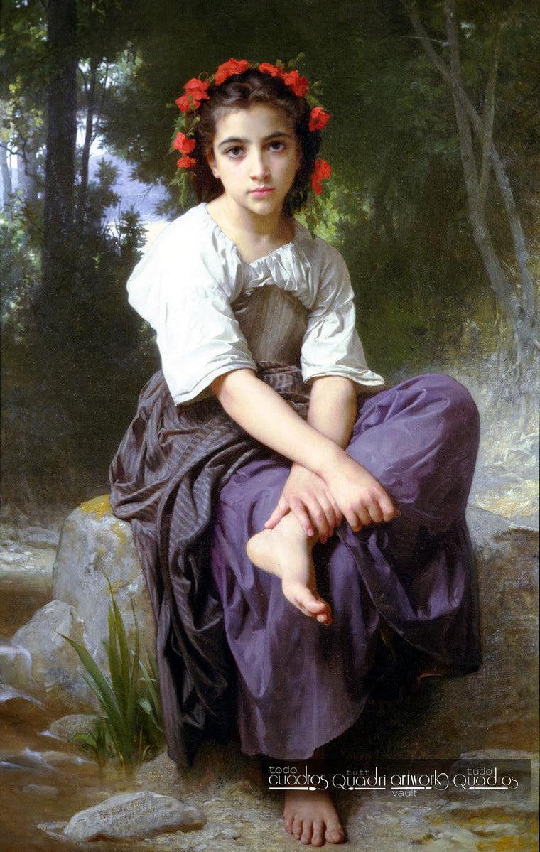 Am Bachufer, Bouguereau
