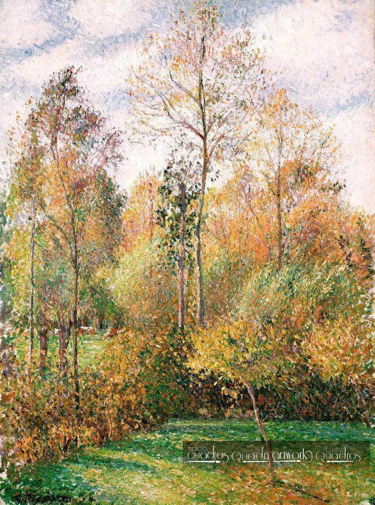 Herbst, Pappeln, Éragny, Pissarro