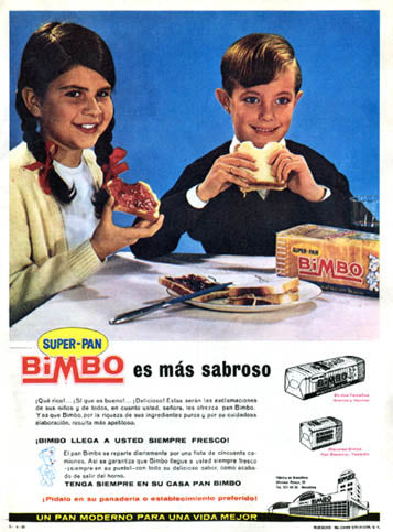 Cartel de pan de molde.