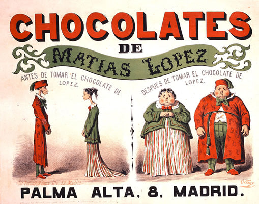 Marca antigua de chocolate.