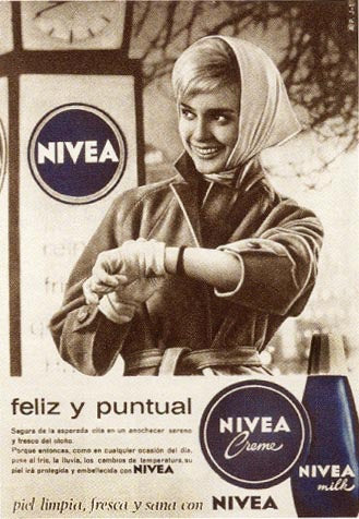 Cartel de Crema para la piel.