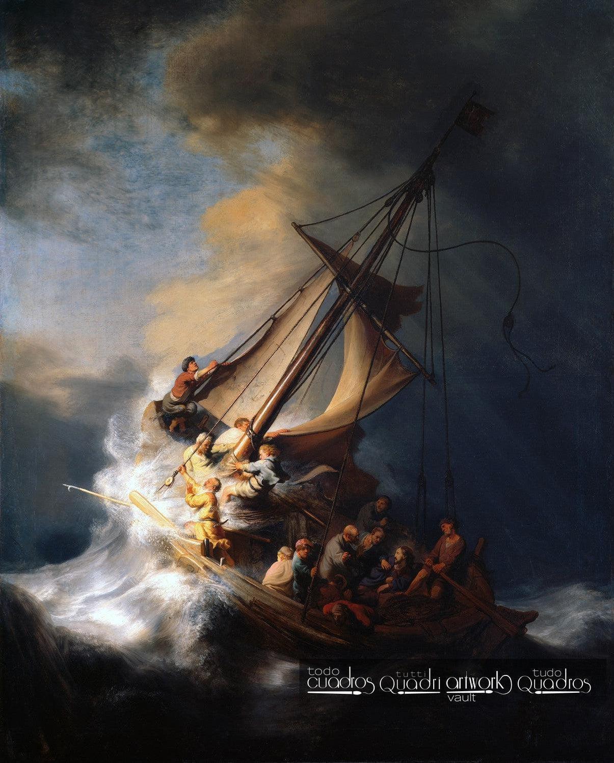 Christus im Sturm auf dem See Genezareth, Rembrandt