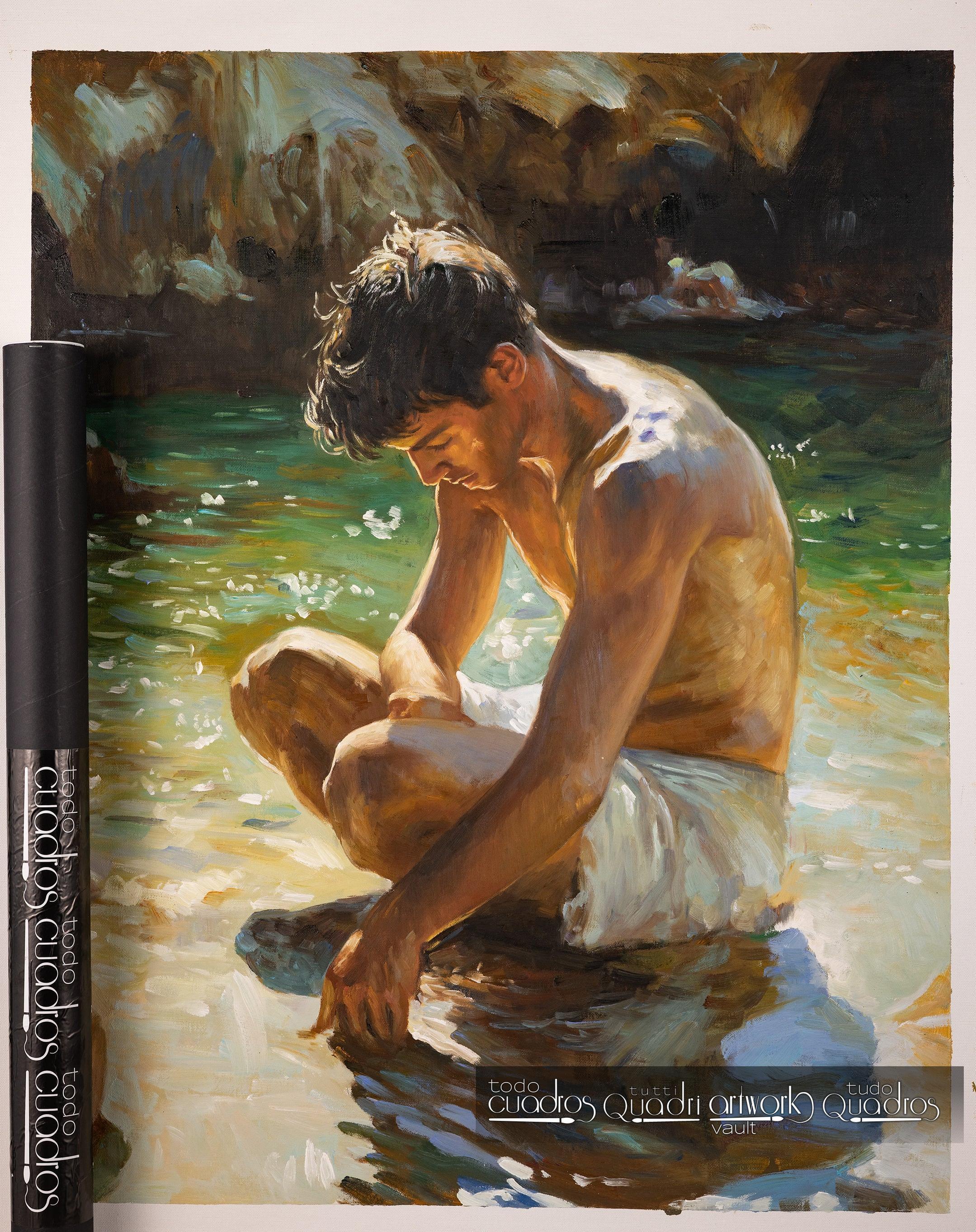 Unter der Sonne der Bucht, im Stil von Sorolla
