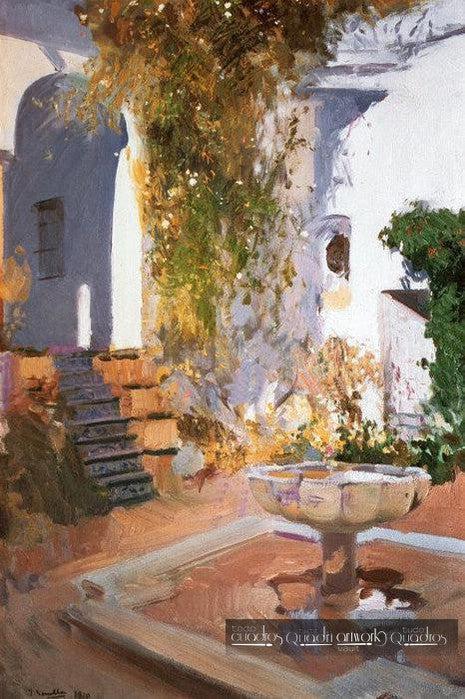 Grotte im Garten des Alcázar von Sevilla, Sorolla