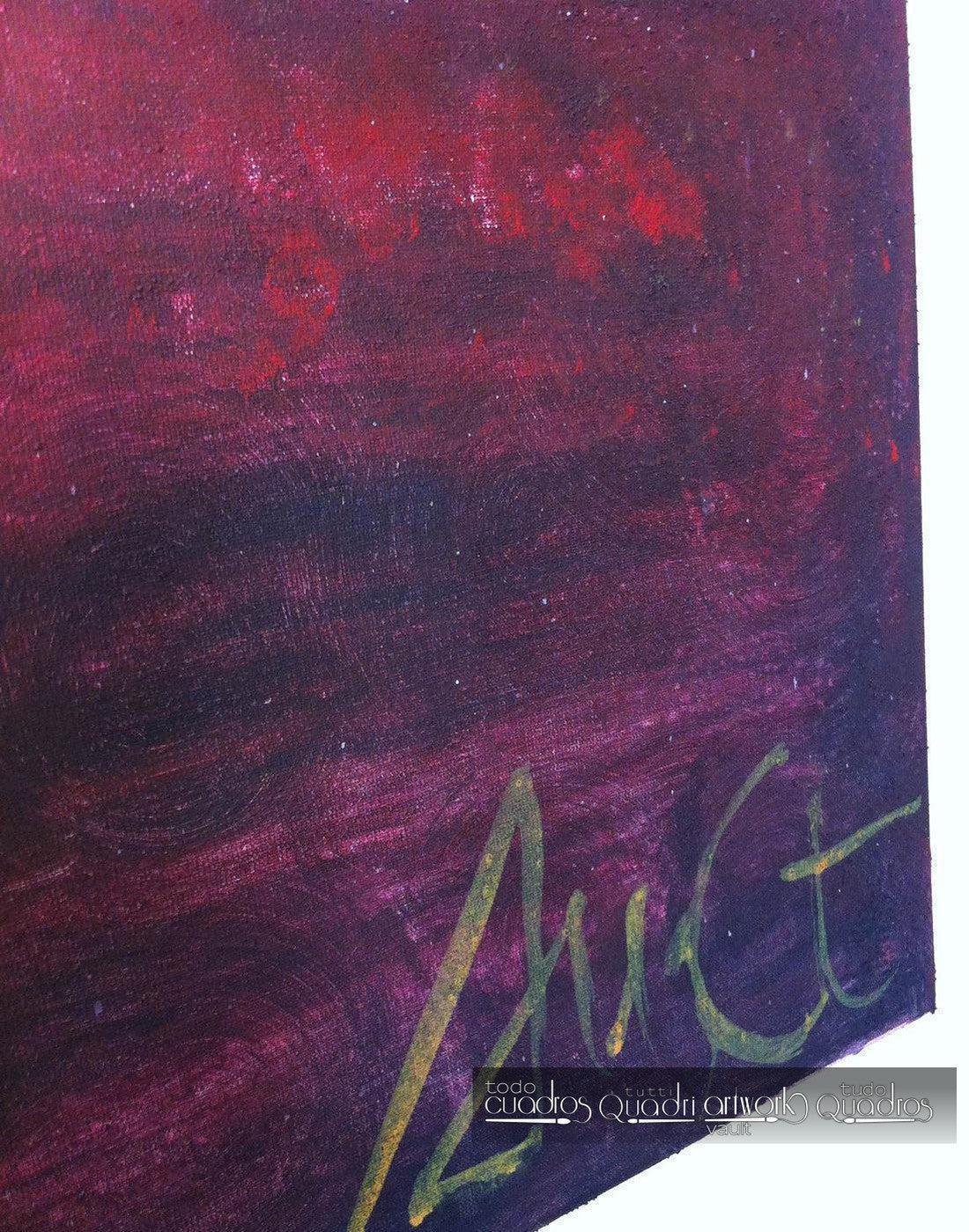 Gemälde "Rote Linie" <br /> A. Croxatto (2015)