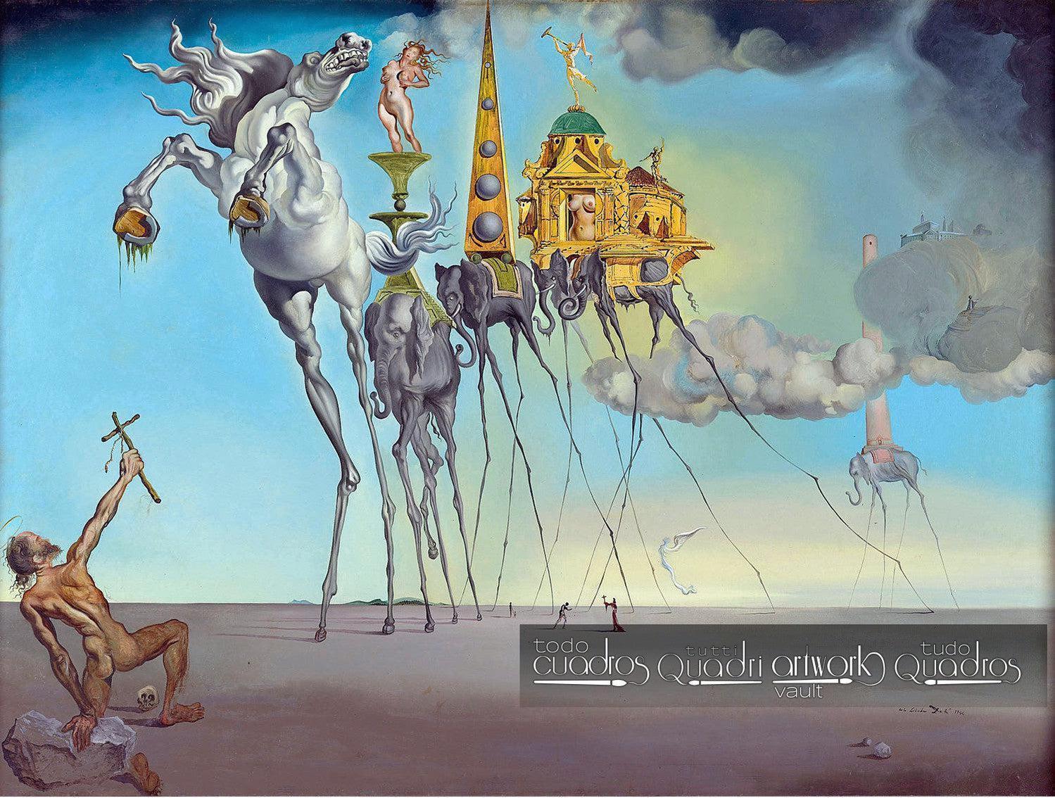 Die Versuchung des heiligen Antonius, Dalí