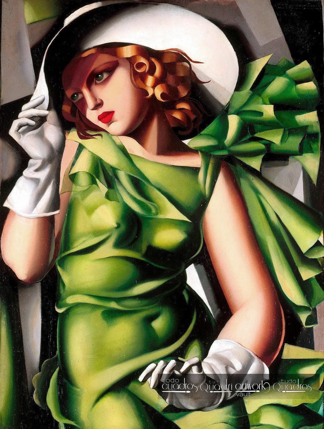 Junge Dame mit Handschuhen, Lempicka