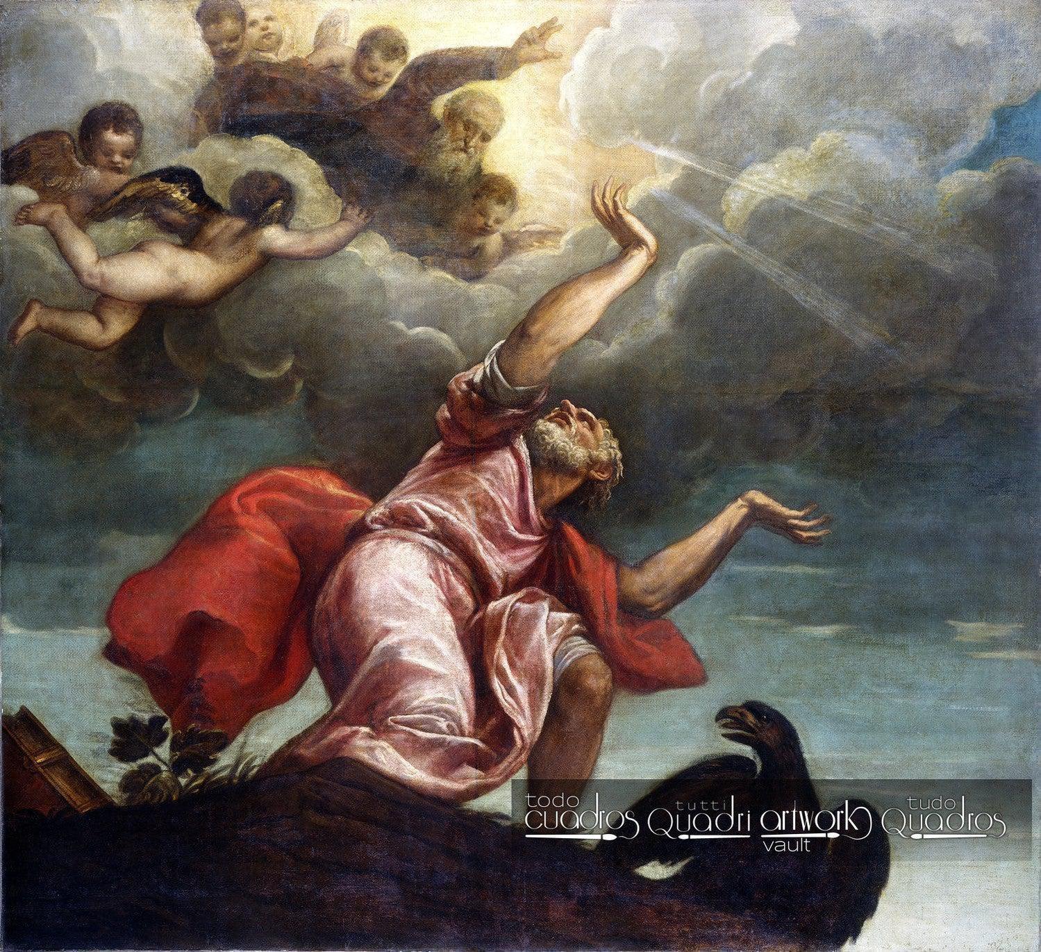 Johannes der Evangelist auf Patmos, Tizian
